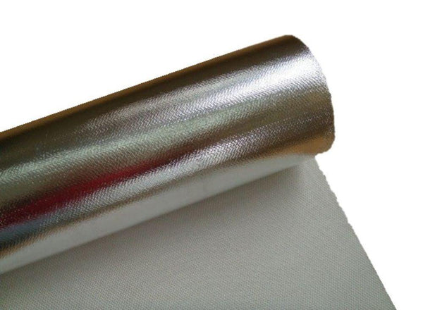 Fiberglass cloth w/alu 300g/m2 1x50m 01010002A