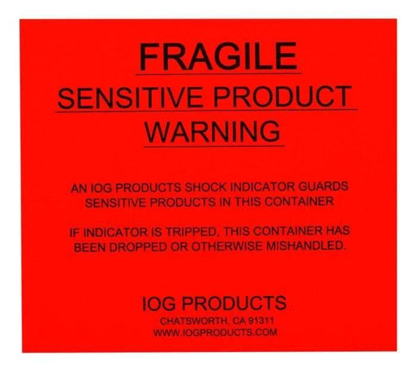Fragile Etikett