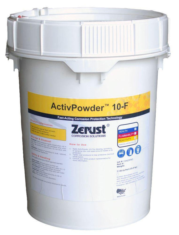 Zerust Activ 10F-LS VCI-Pulver for fogging spann a 13,6 kg