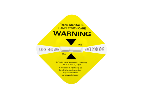 Shock indicator 25G Yellow