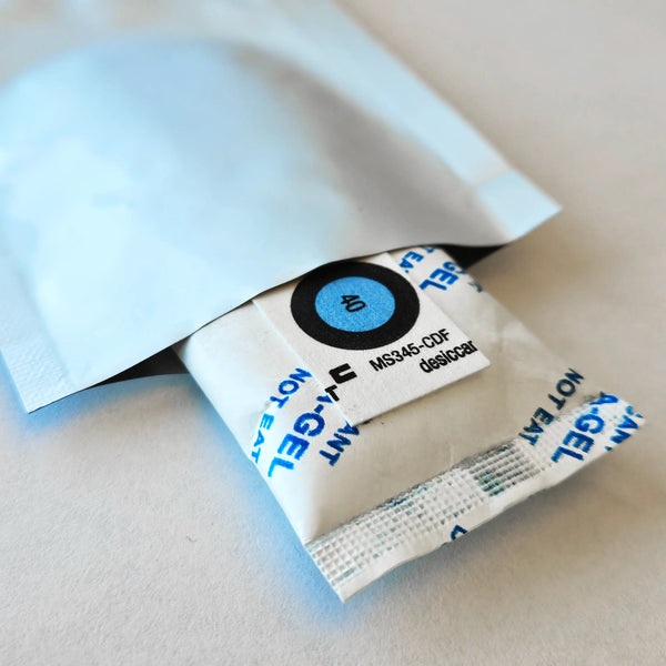 Silica Gel 100g m/fuktindikator i alupose