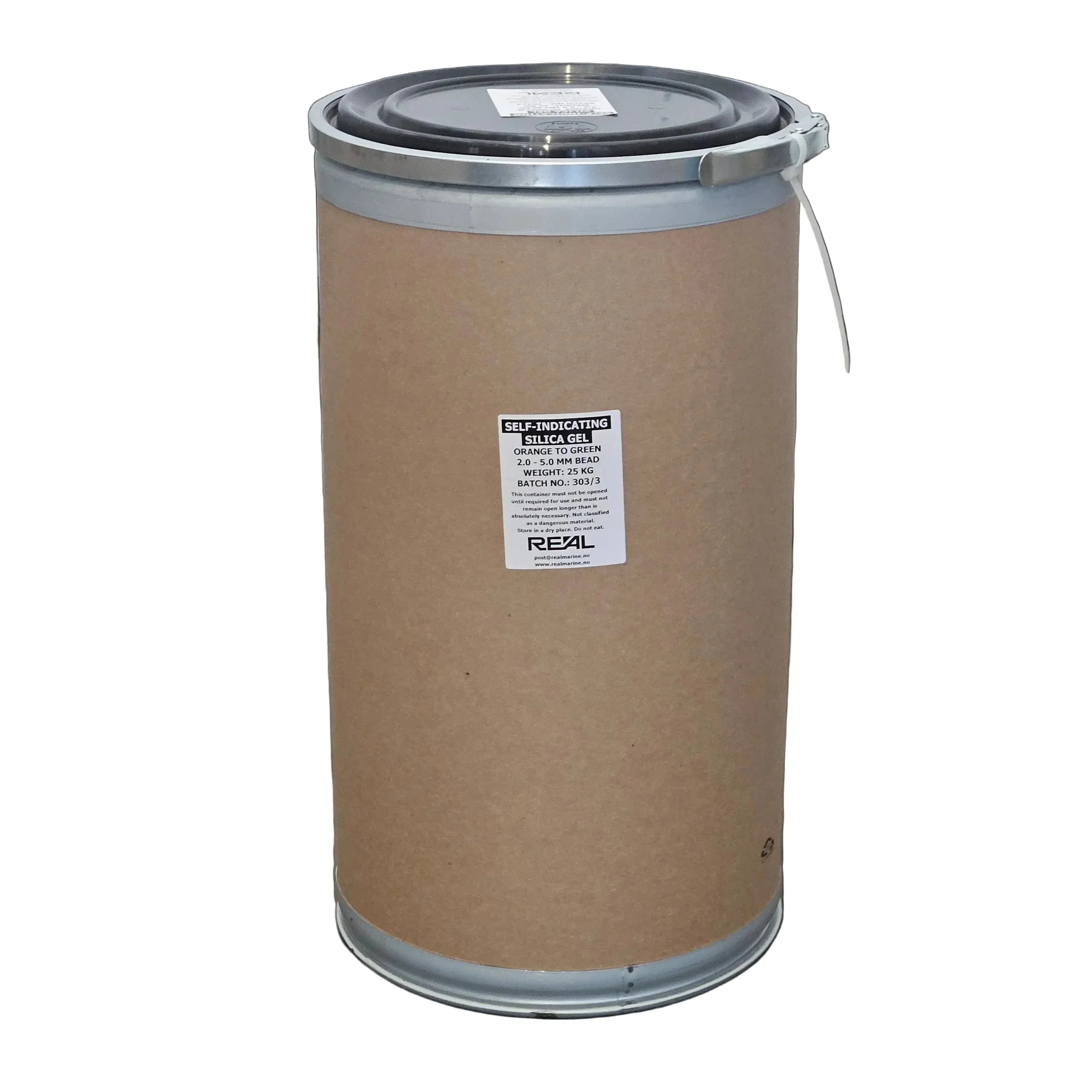 Selvindikerende silica gel 25 kg