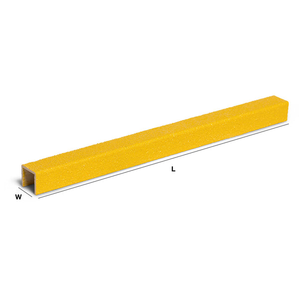 Antiskli Stigetrinn, gul, 300x20x20mm