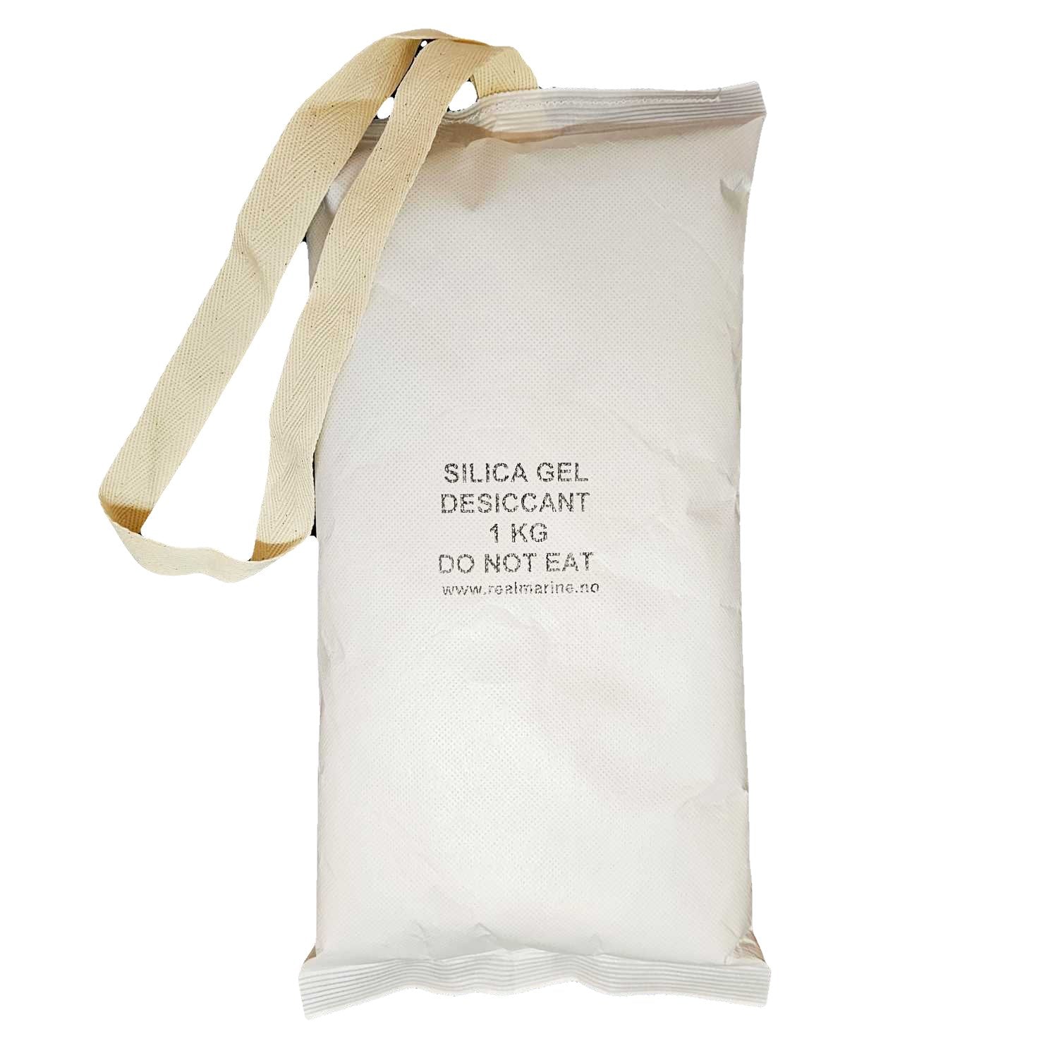 Silica gel Cargo Drier 1 kg med bånd, tørkemiddel for containere