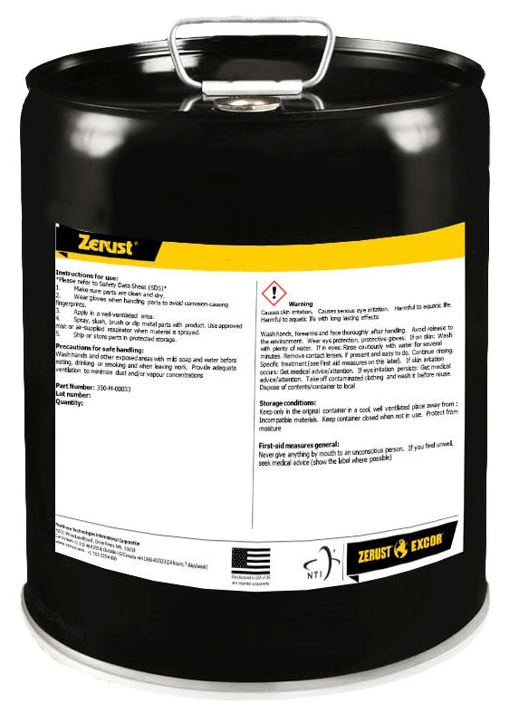 Zerust Zerion FVS-B15 Water/MEG inhibitor 15kg pail